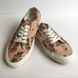 Floral sneakers